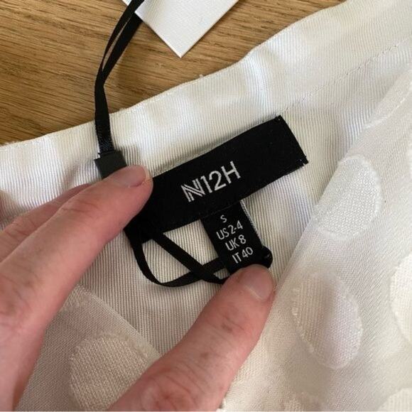 N12H - Mila Top Polka Dot in White - Picture 3 of 6